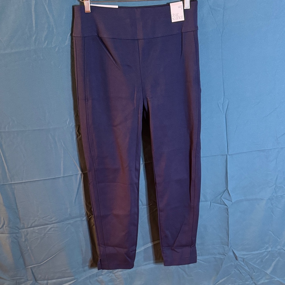 Dear Scarlett Magic Pants Navy Blue Size Large - Picture 1 of 7